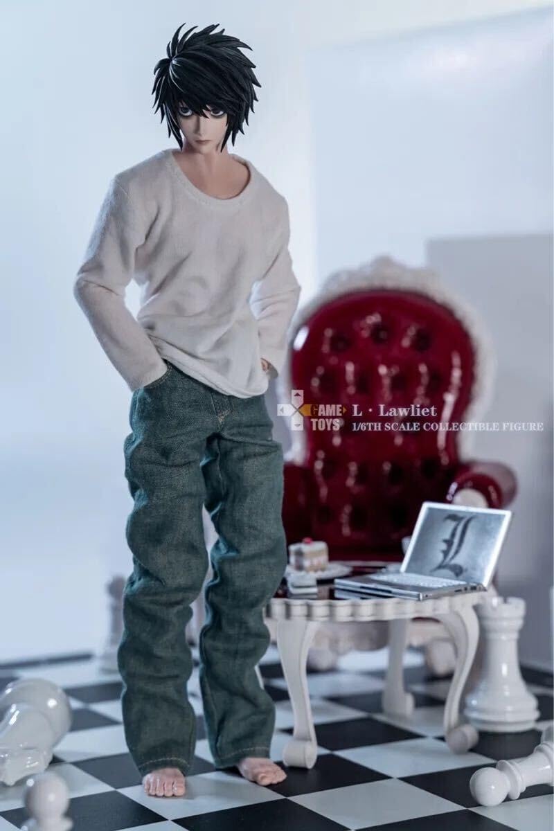 GAMETOYS GT-007 デスノートL エル 1/6 フィギュア 普通素体 GAMETOYS GT-007 デスノートL エル 通常版 – ブラザーズホビー