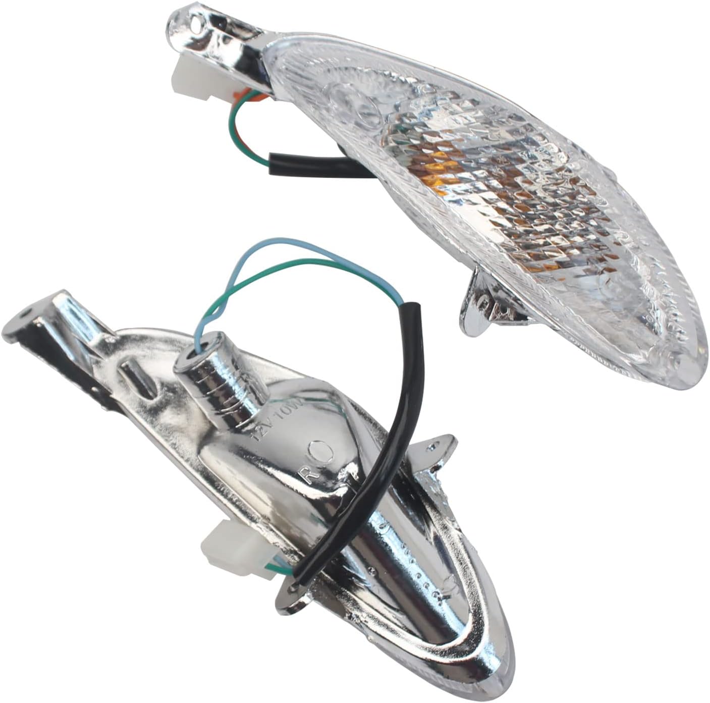 Minho Motorcycle Turn Signal Light Assembly Replacement for TaoTao 50cc Chinese Scooter Moped TaoTao Halogen Yellow Light