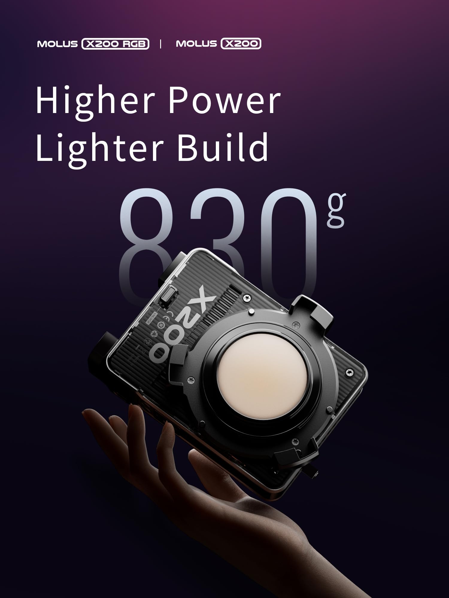 Amazon | ZHIYUN X200 RGB COMBO 200W 2500-10000K 撮影用ライト 