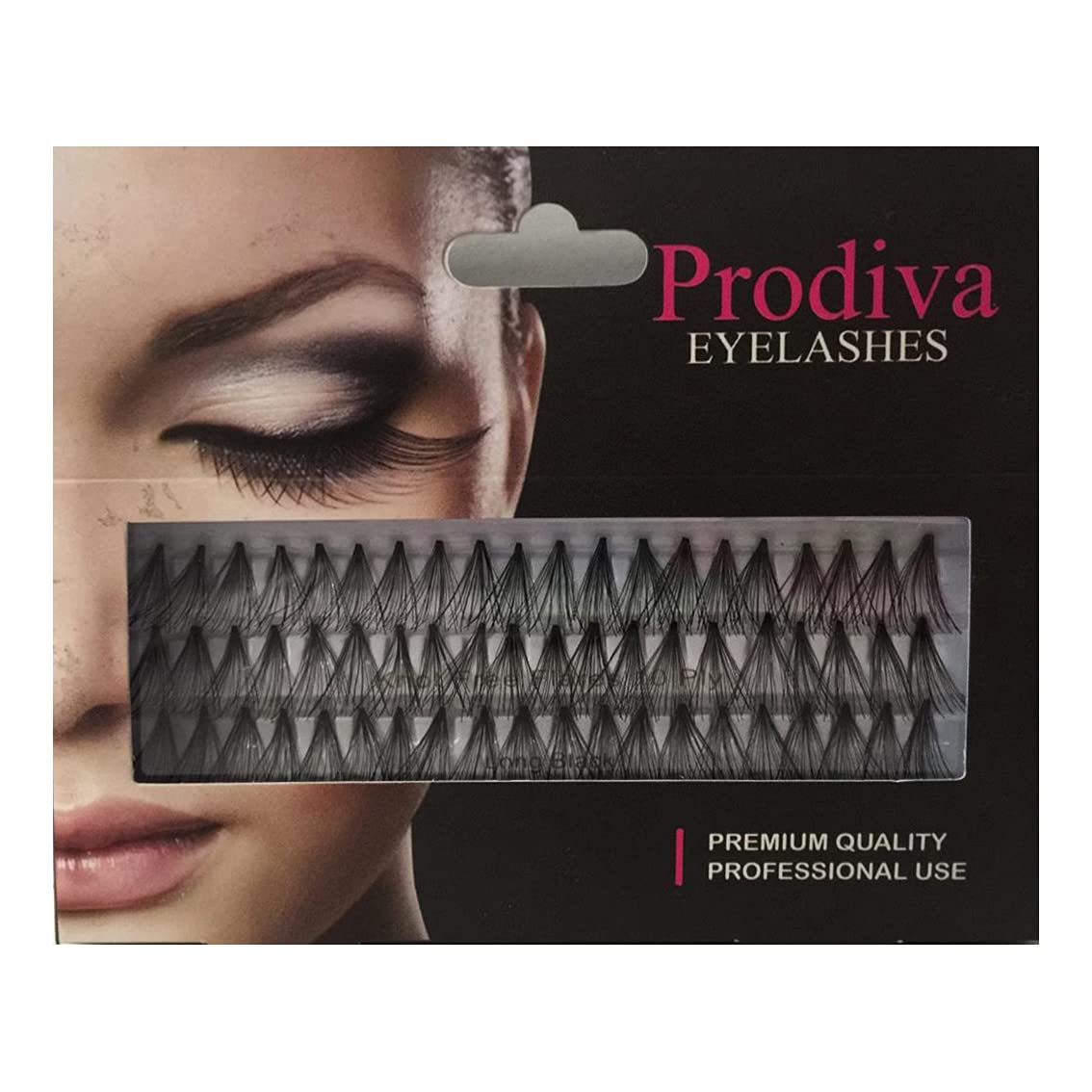 PRODİVA MARKA 10 PLY 80 ADET TEKLİ DÜĞÜMSÜZ TAKMA KİRPİK - LONG