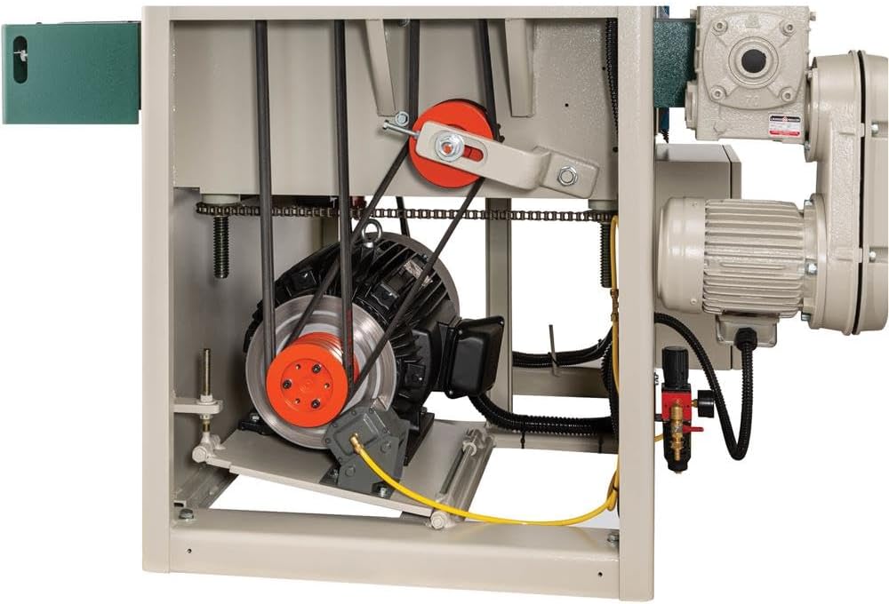 Grizzly Industrial H2934-37" 20 HP 3-Phase Double-Head Wide-Belt Sander