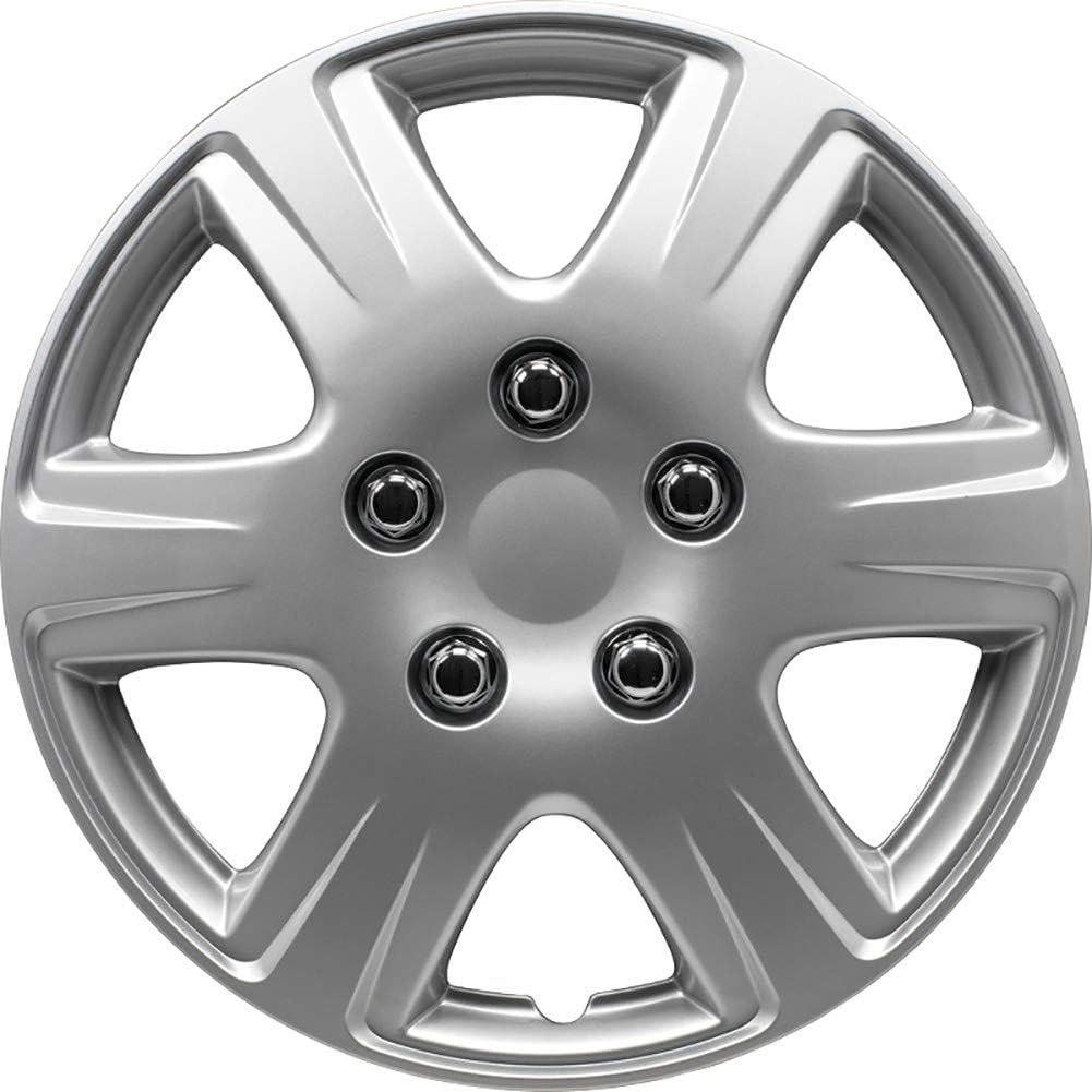 AUTO-STYLE Set Wheel Covers Louisiana 13-inch Silver