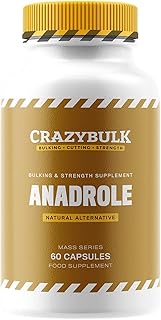 CrazyBulk ANADROLE (ANADROL) Natural Alternative for Bulking & Strength Supplement, FIRST TIME IN INDIA (60 Capsules)