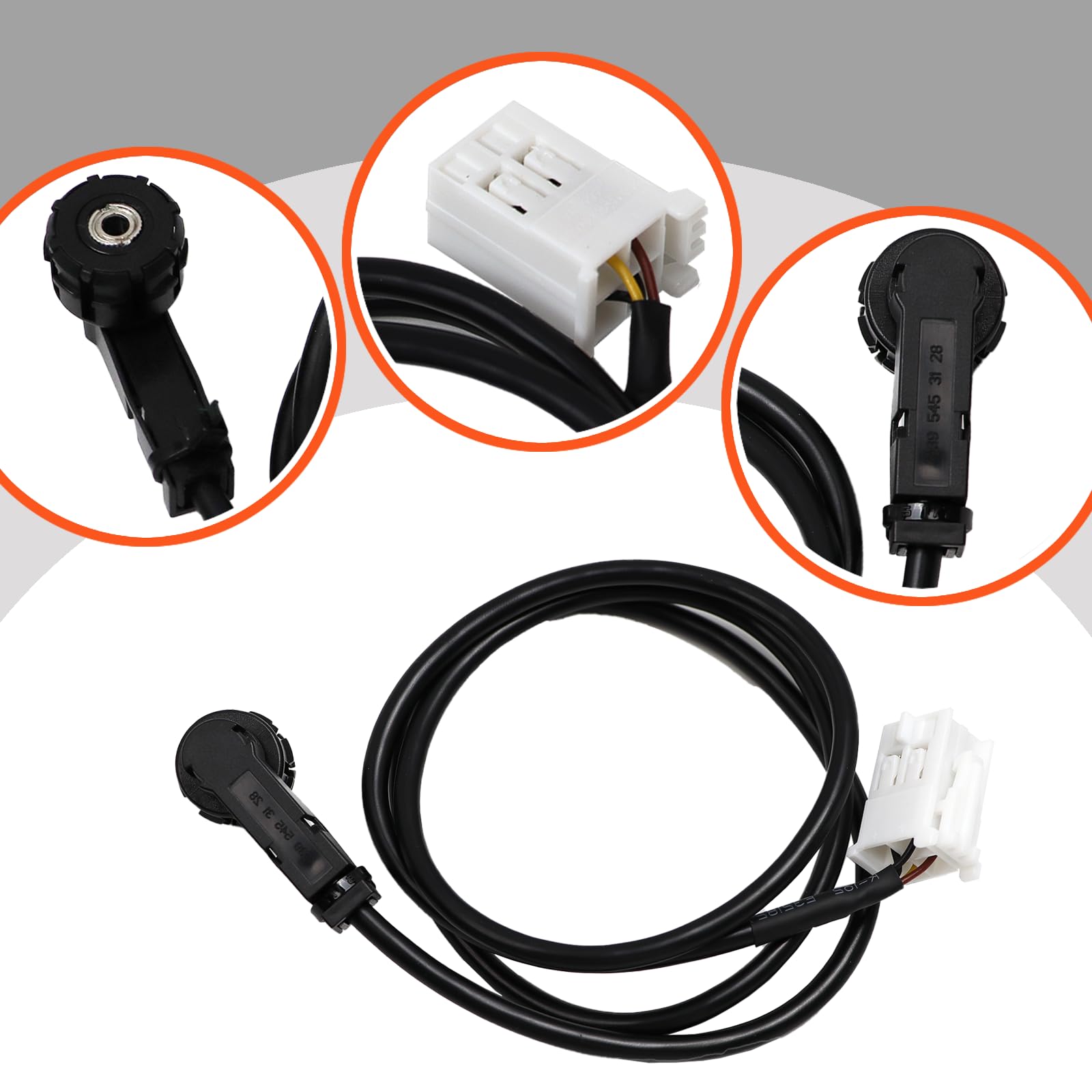 Kabel wejściowy do radia Aux do klasy C W203 S203 CL203 CLK W209 C209 A209 Aux wejście radiowe kabel wiązka przewodów A2034401808