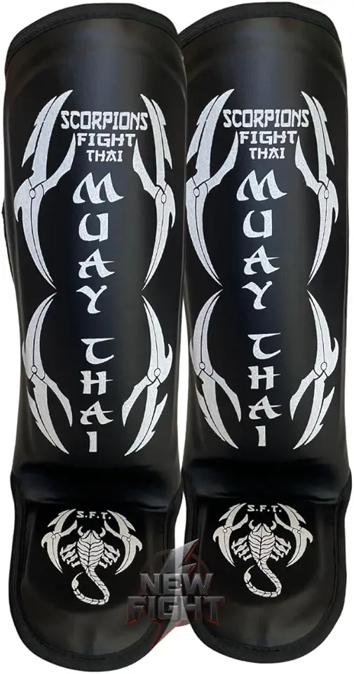 Caneleira Muay Thai Luta Kickboxing boxe Protetor De Canela Sparring Treino Conforto Combate