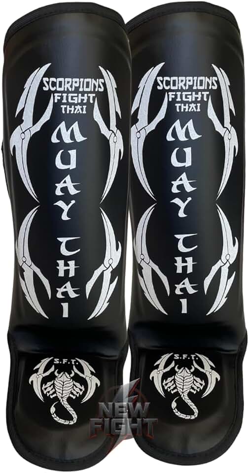 Caneleira Muay Thai Luta Kickboxing boxe Protetor De Canela Sparring Treino Conforto Combate