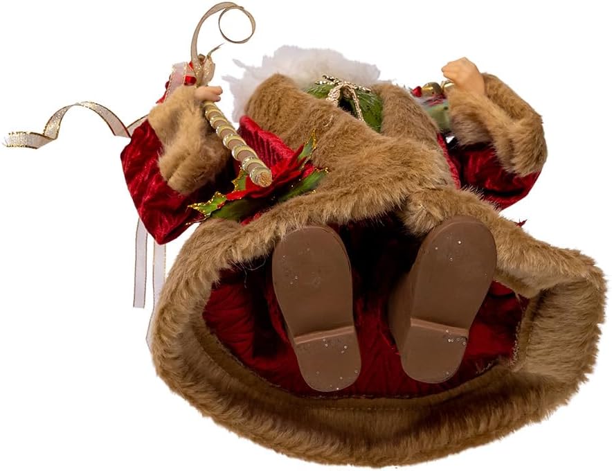 Kurt Adler 18" Kringles Elegant Red Santa