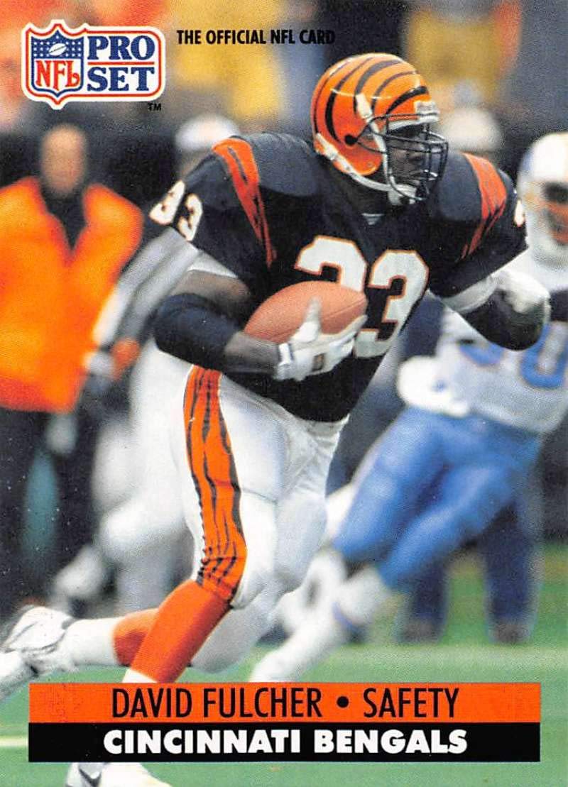 Amazon.com: 1991 Pro Set Football #113 David Fulcher Cincinnati