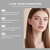 Lanera Foundation For Women,Colour Changing Foundation Concealer For Mature Skin,Full Coverage,Moisturizing And Clear Liquid Face Foundations Concealers,Soft Matte,Long Lasting Makeup,2PCS(Natural)
