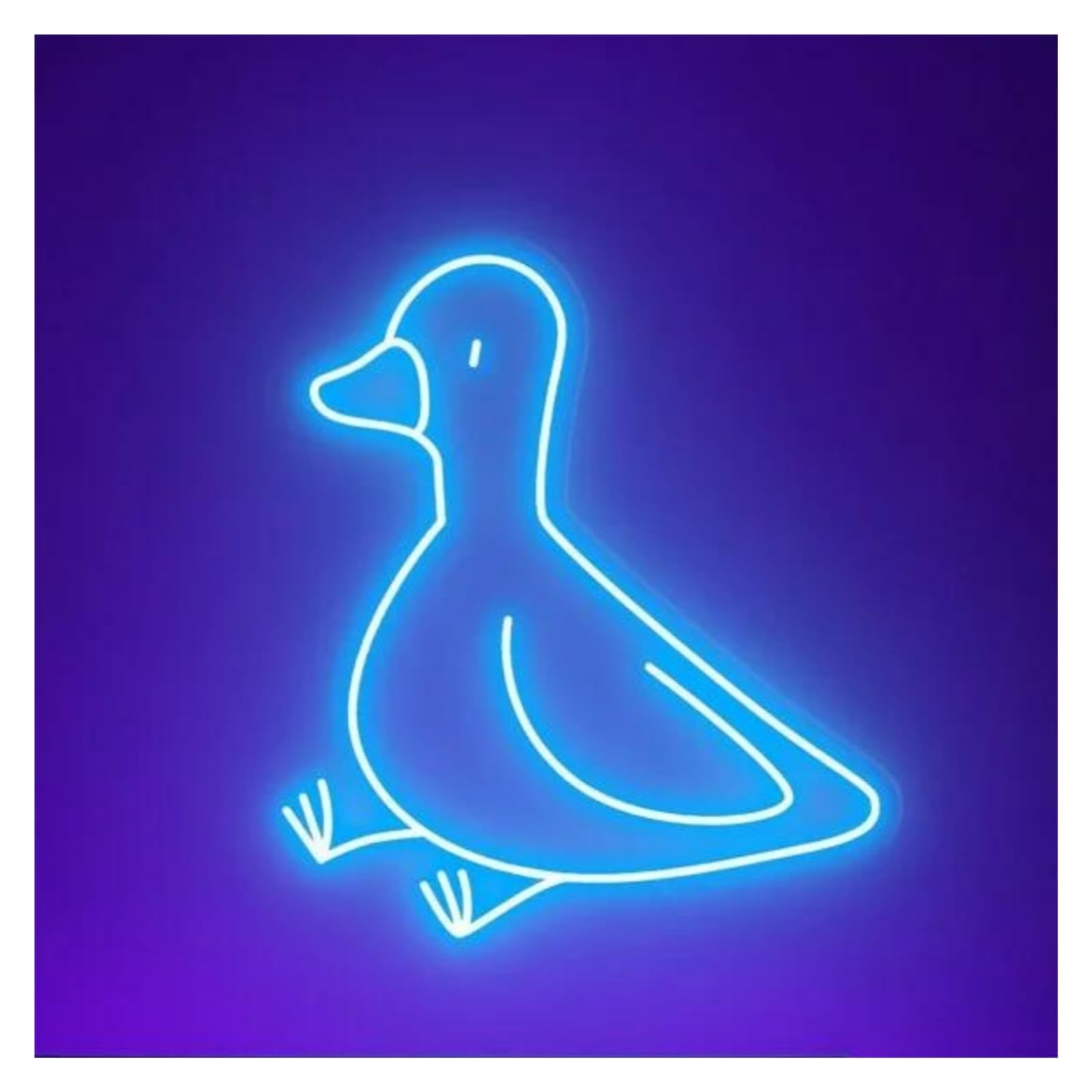 Lemst A Signs Lamp Duck Neon Signs Usb Powered Djustable Brightness Duck Neon Lights, Suitable For Party Decor Hanging Neon Light 30Cmx38cm(A)