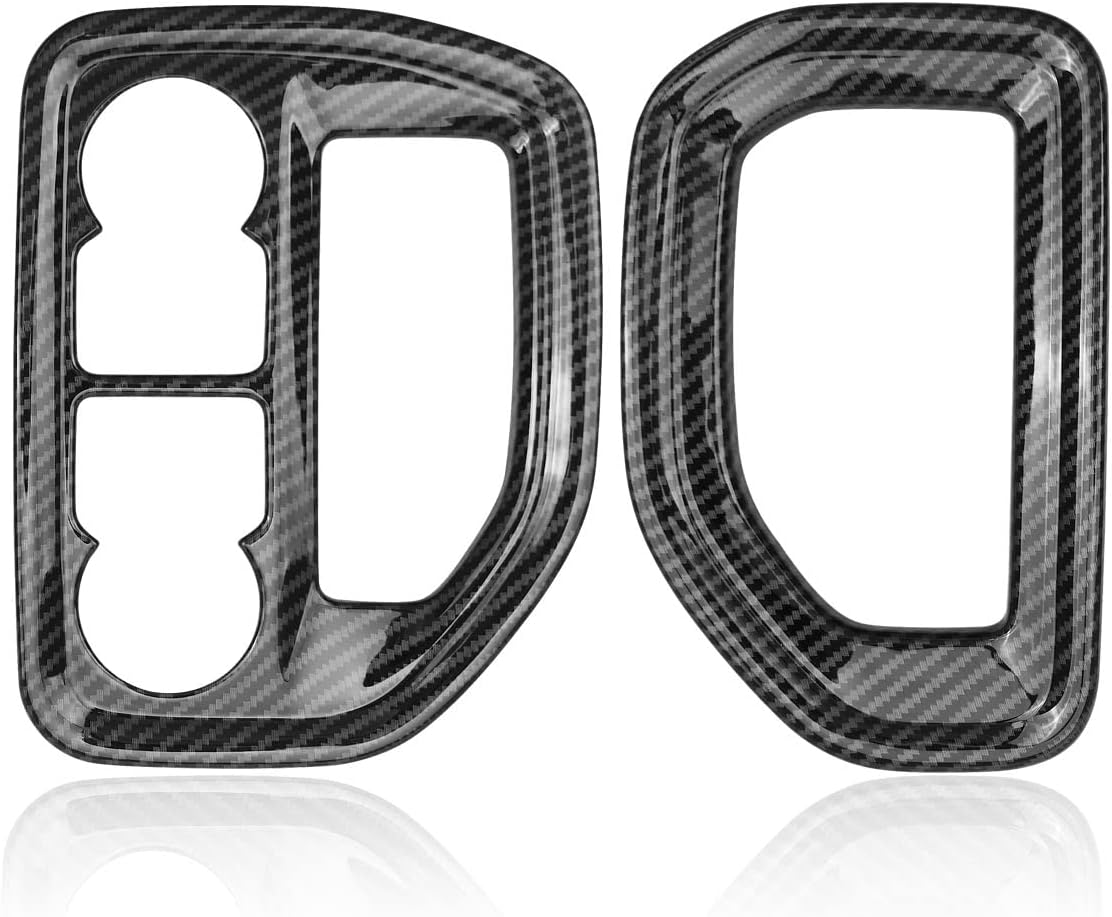 Tavaski Carbon Fiber Dashboard Side Air Vent AC Outlet