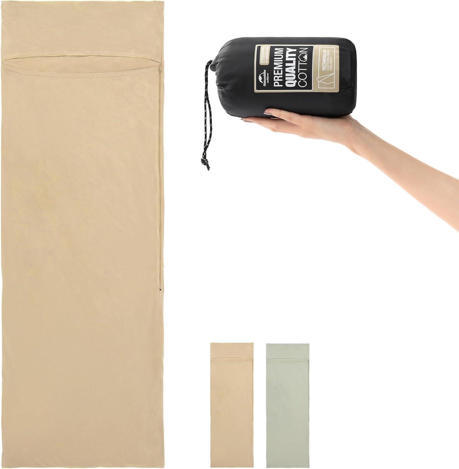 Naturehike pamut hálózsák teljes kiterítve