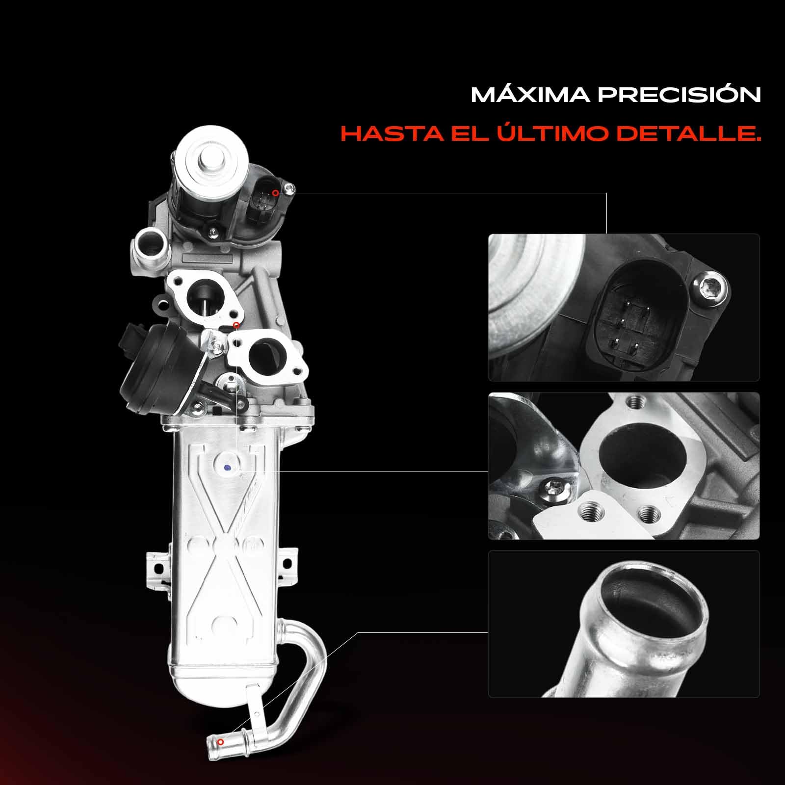 Frankberg Válvula EGR Diesel Compatible con Golf VI 5K1 1.6L Golf VI Variante AJ5 1.6L T.o.u.r.a.n 1T3 2.0L Golf Plus 521 5M1 1.6L T.i.g.u.a.n 5N 2.0L Replace# 03L131512AP