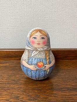 Amazon | ロシア雑貨起き上がりこぼし伝統衣装 マトリョーシカ