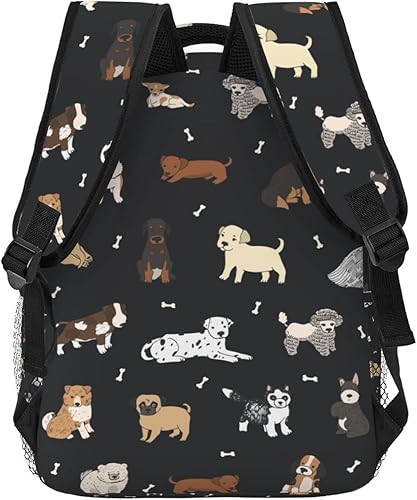 Miniatura 3 de Fiokroo Mochila escolar para estudiantes, adolescentes, hombres y mujeres, mochilas para laptop, mochila de viaje con múltiples bolsillos, Lindos