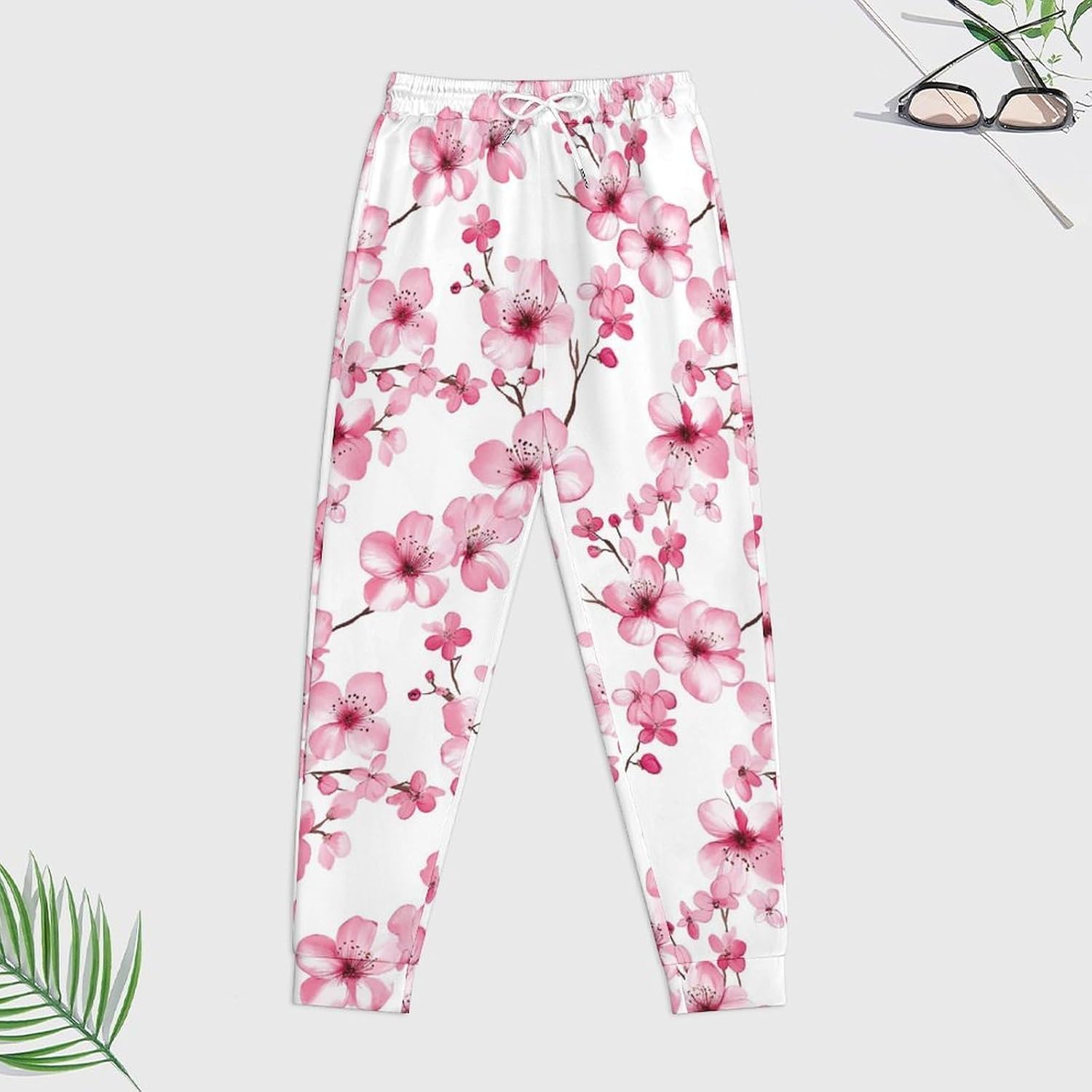 Cherryflowers Floral Adult 2 Piece Tracksuits Hoodie Sweatshirt And Joggers Sweatpants Sweat Suit Outfits