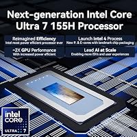 NUC 14 Pro, for ASUS NUC 14 Pro，Intel NUC 14 Pro NUC14RVH Revel Canyon AI Mini-PC, Core Ultra 7 155H CPU, Intel Arc GPU, 32 GB RAM, 2 TB SSD, Win 11, Mini-Computer 8K/4K Quad-Display/WiFi 6E/BT 5.3 – Ansicht 2