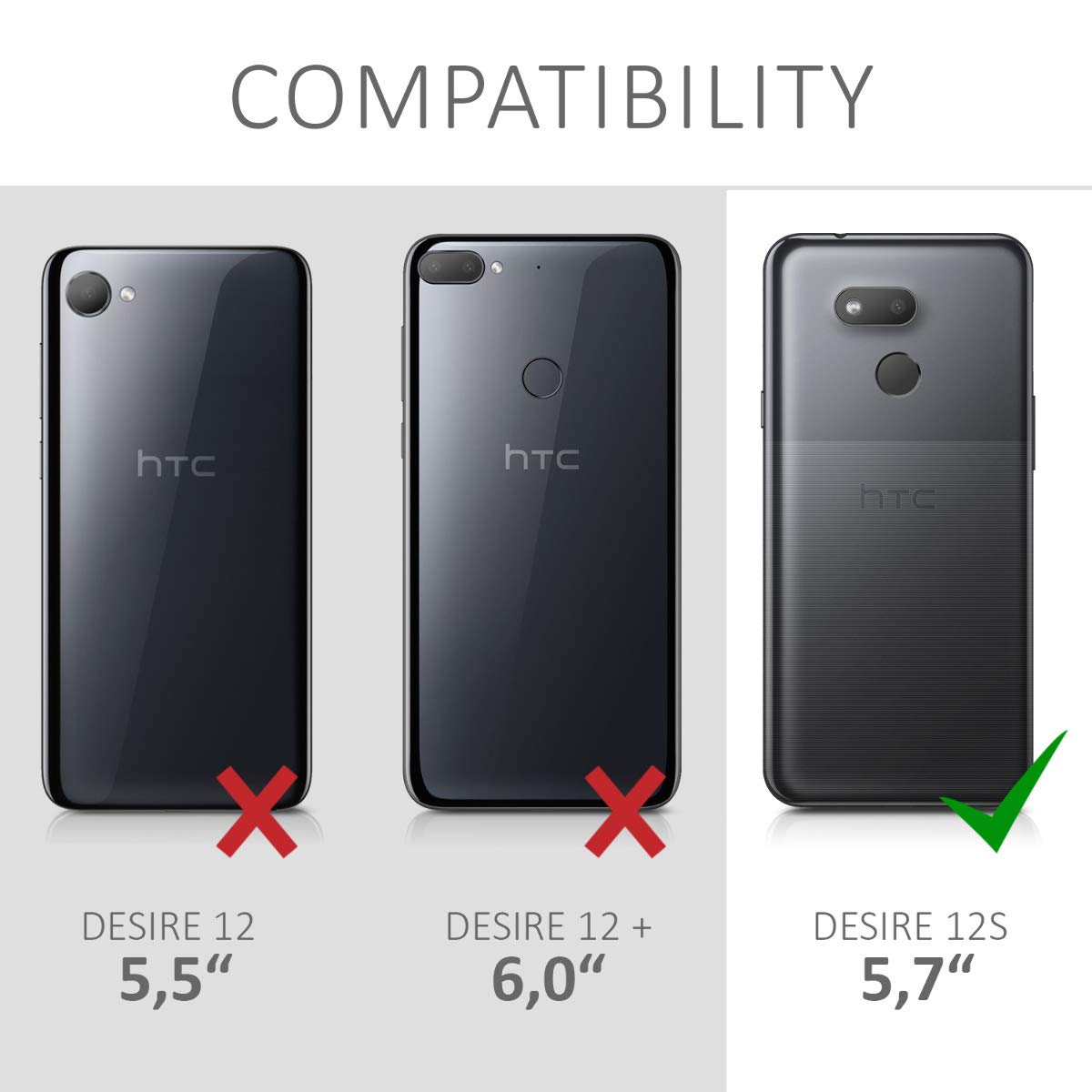 Housse De Protection Pour HTC Desire S (G12) - Noir, Cuir écologique, Aimant, Antichoc, Neuve