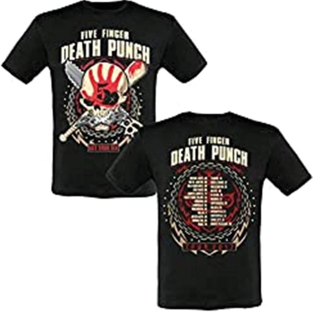 Five Finger Death Punch Men's Regular Fit T-Shirt - 100% Cotton Band Tee - View #8