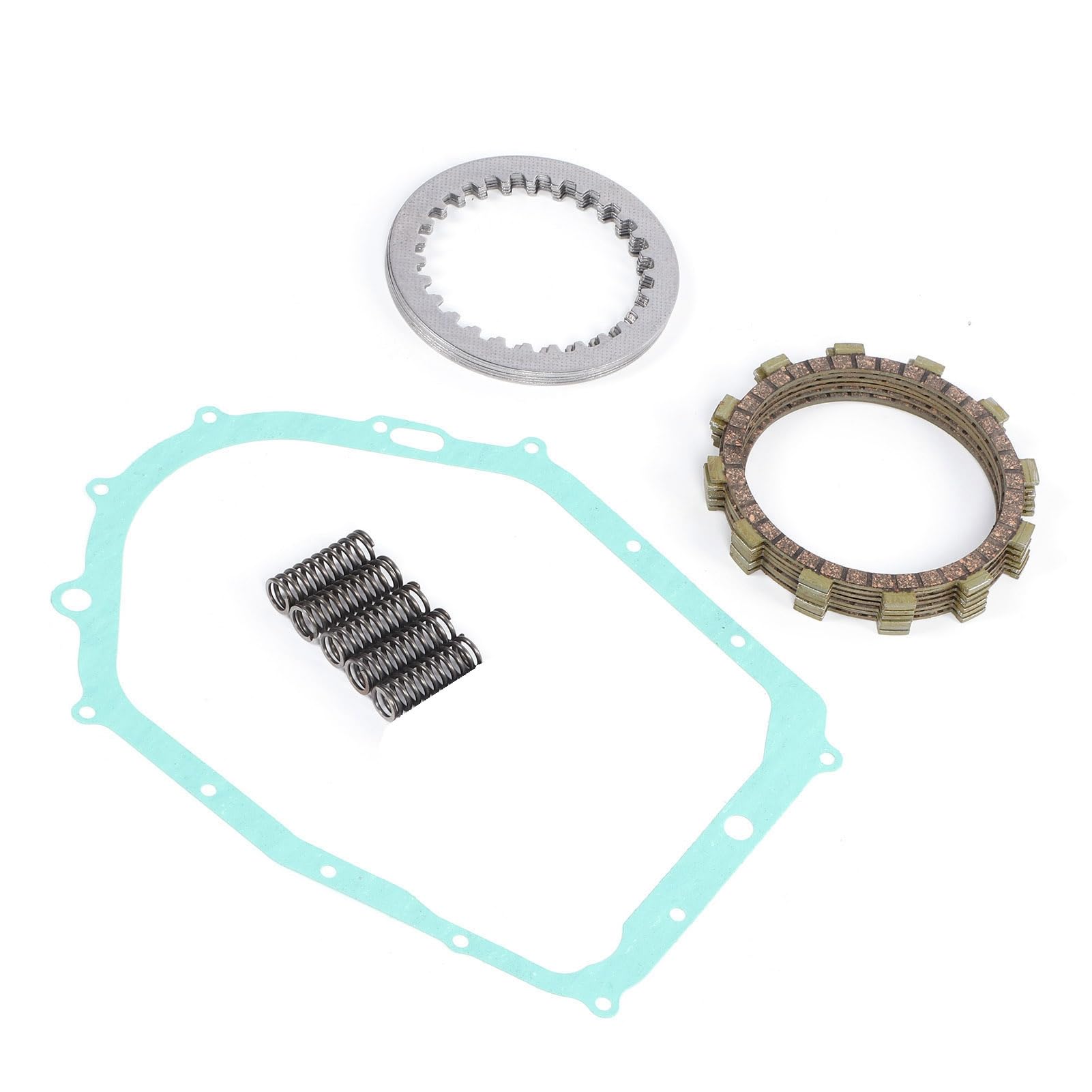 Keenso Kit de Embrague Kit de Embrague Completo con Aleación de Aluminio y Discos de Fricción de Papel Junta de Resortes OEM Apto para 350 YFM350R 2004 a 2013 Reparación de ATV