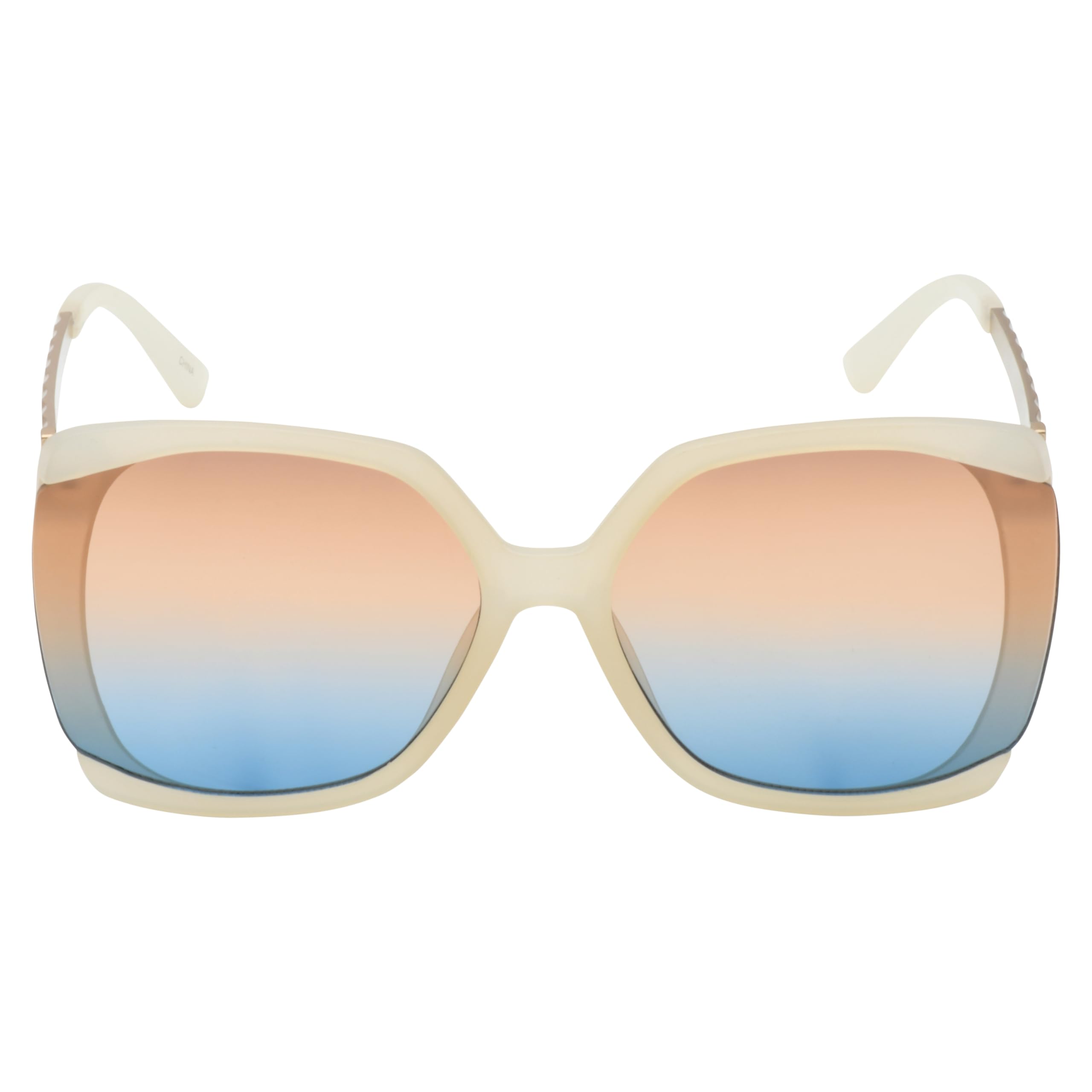 Jessica Simpson Gafas de sol cuadradas de gran tamaño J6201 para mujer con protección UV400. Regalos glamurosos para ella, 64 mm