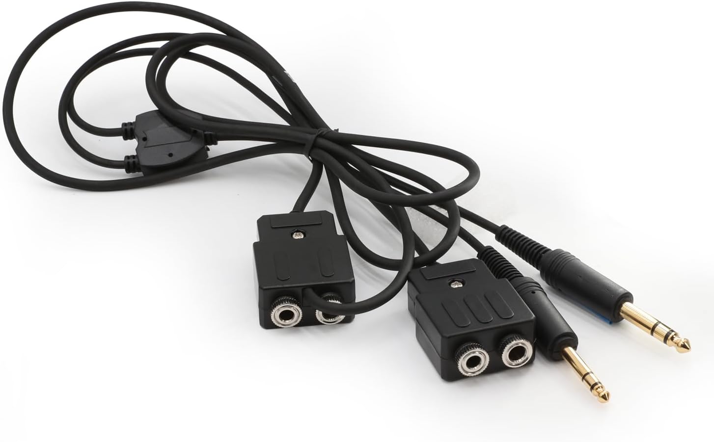 Rugged Air General Aviation Headset Splitter - Connect Two Headsets to One Aviation Intercom