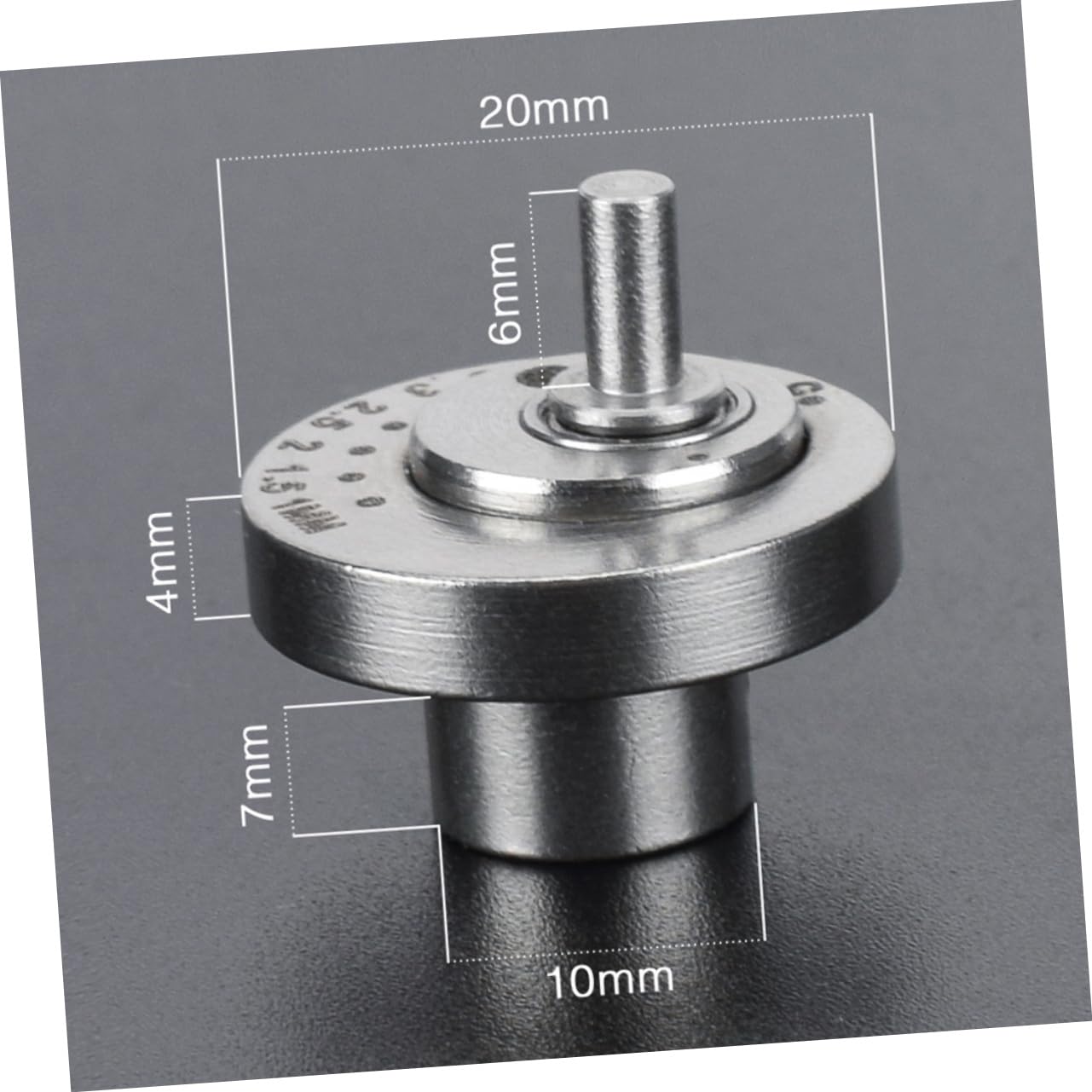 1stücke Einstellbares Eccentric Wheel Mit Zahlen Für Maschinen Innensechskant-werkzeug Silber Geeignet Für Motoren