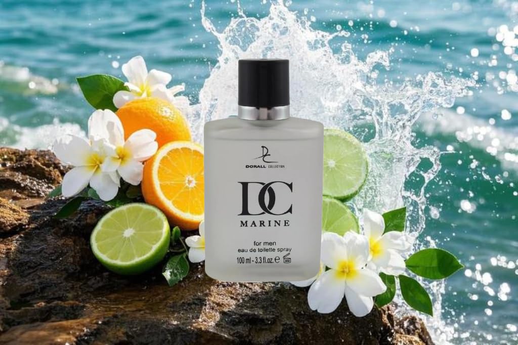 DC Marine, Men's Cologne Eau De Toilette Spray 3.3 fl. oz. By Dorall Collection (Pack of 2)