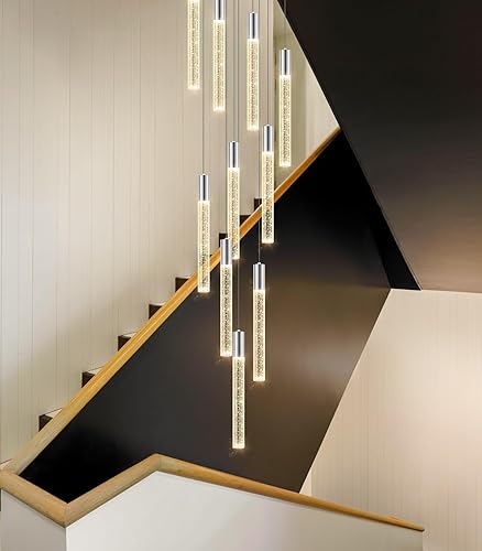 Miniatura 5 de Lámparas LED para sala de estar, lámparas colgantes de techo modernas, lámparas de escalera para entrada, vestíbulo, iluminación dimmale