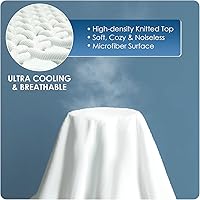 Vista 4 de Protector de colchón impermeable, tamaño Queen, protector de colchón impermeable, con bolsillo profundo de hasta 18 pulgadas, suave, transpirable