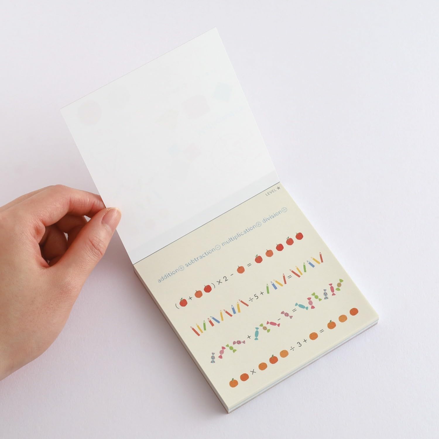 Green Flash STUDY HOLIC Memo Pad Square Math ST-306 image 2