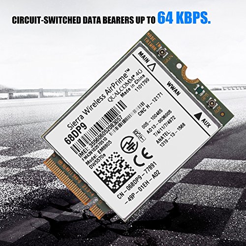 Garsent NGFF/M.2 Network Card, High Speed 3G 4G WWAN Network Card Module for Venue 8, Venue 11 Pro, 7404 Rugged Extreme, Latitude E7250 - Image 2