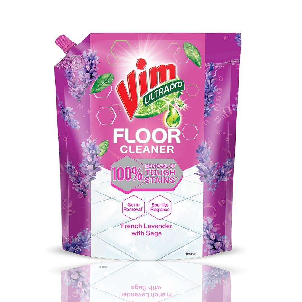 Vim Floor Cleaner: 1.8L | French Lavender with Sage | 100% Removal of stains for complete clean floors & long lasting fragrance-picture-24