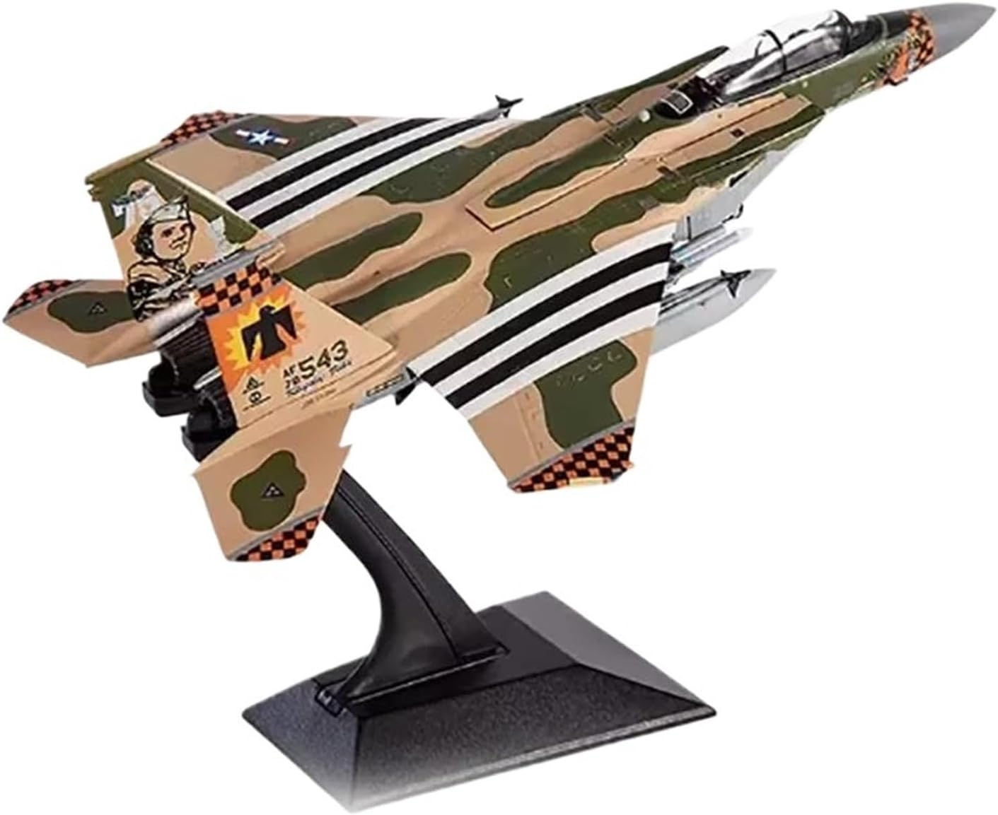 1 144 for Air Force F-15 Die-cast Fighter Static Display Pre-Build Military Aircraf Model Hobby Playgame Kit