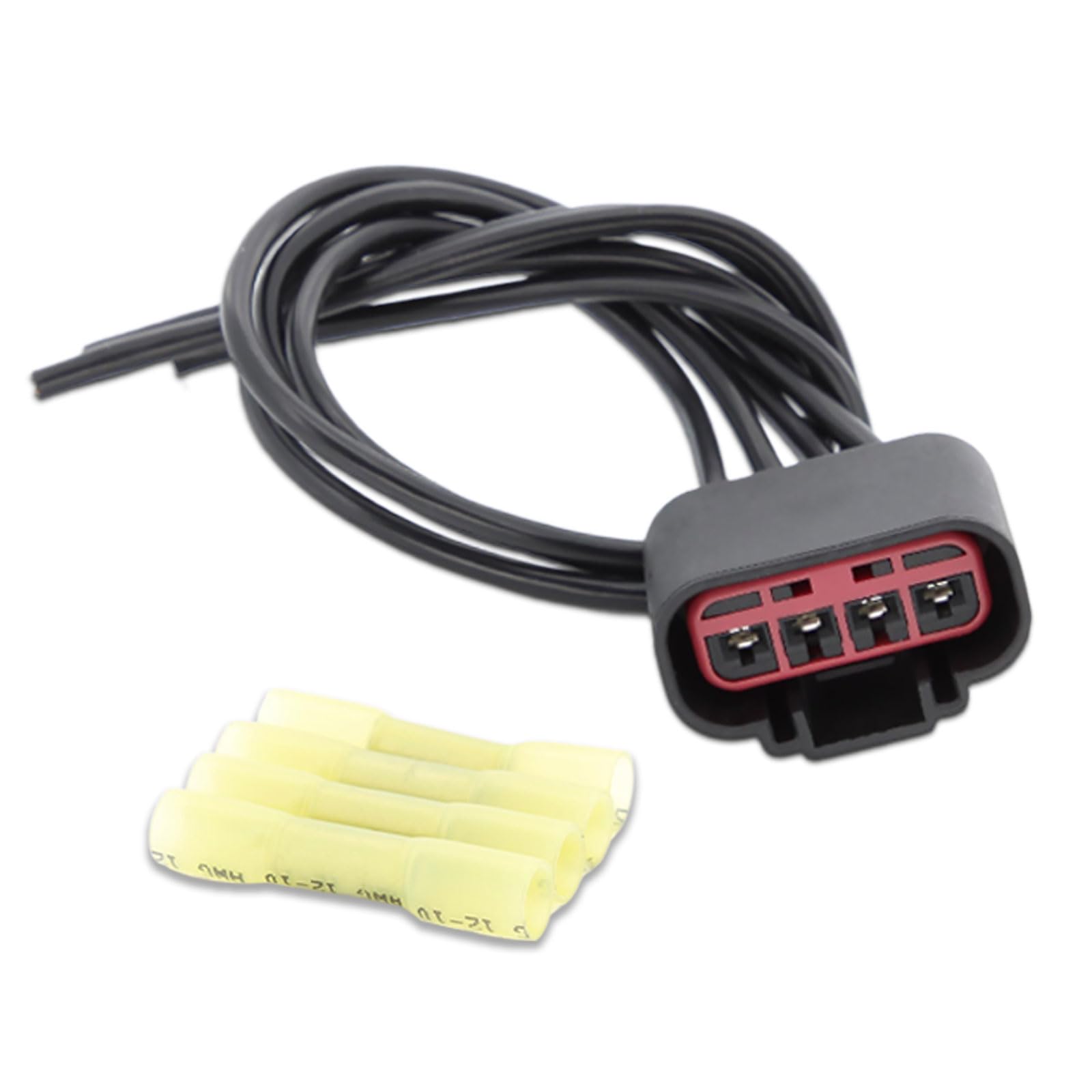 POHILA WPT688 Blower Motor Resistor Connector Compatible with 2004-2018 Ford Lincoln Mercury HVAC Fan Blower Motor Resistor Wiring Harness Pigtail