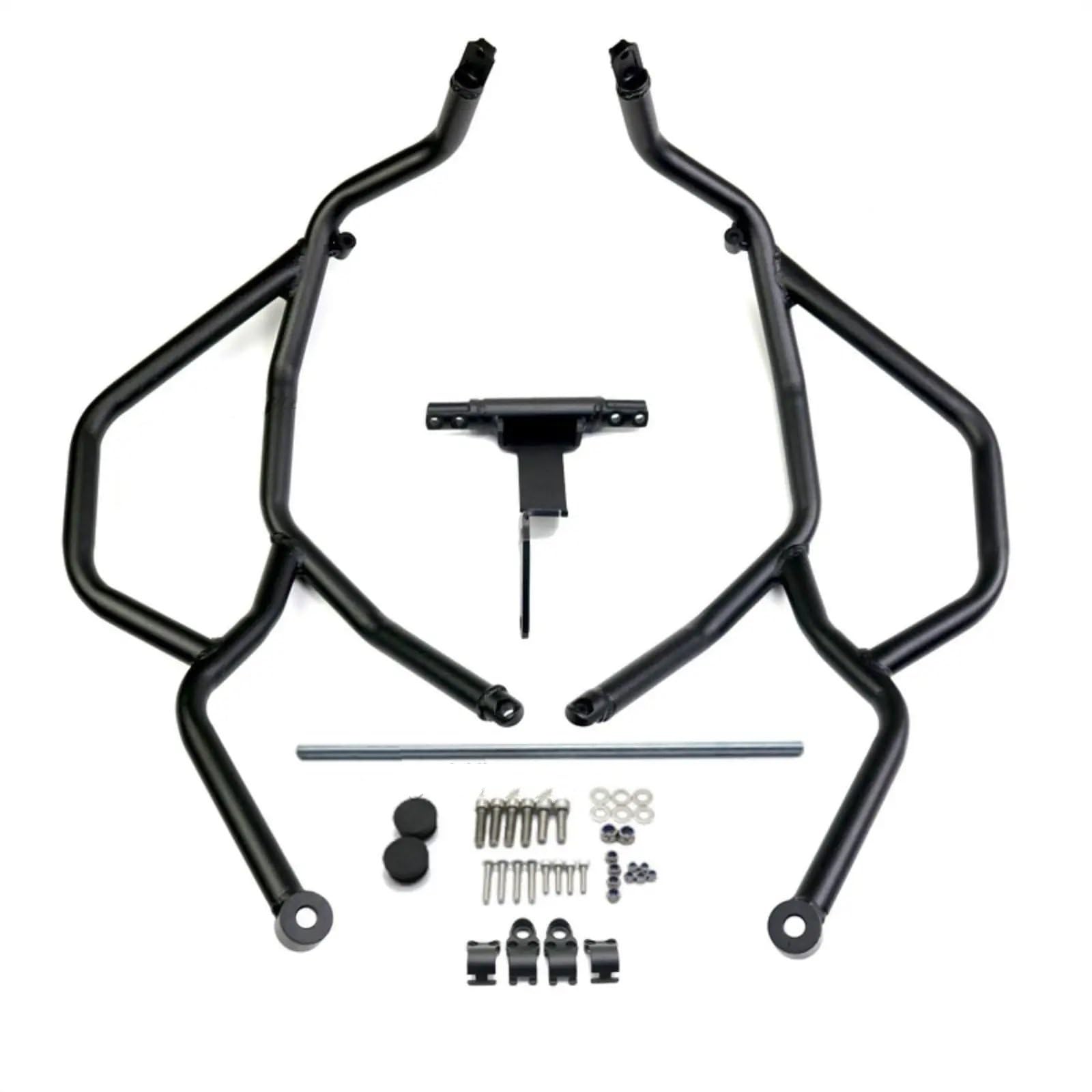 Paramotore Tubolare Kit Di Protezione Per Barra Di Protezione Motore Moto Per Suzuki Per DL1050XT 2021 2022 2023 2024 Nero Motorcycle motore Paraurti