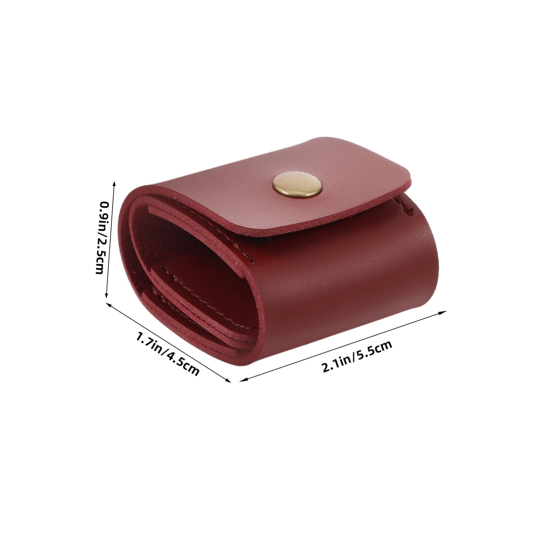 BESPORTBLE PU Leather Guitar Pick Holder Case Durable Storage Bag for Acoustic Electric Bass Picks Essential Accessory for Guitarists Musicians