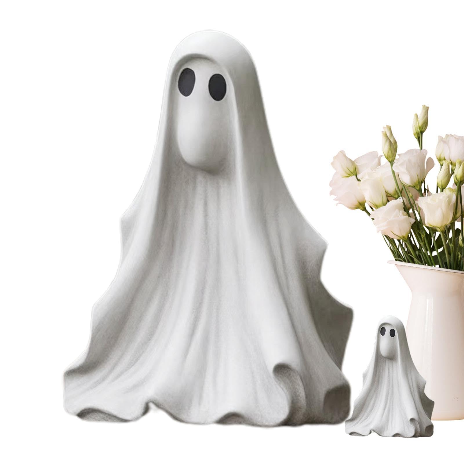 Amazon.co.jp: 幽霊の彫刻 - ハロウィンゴーストオーナメント - 怖い
