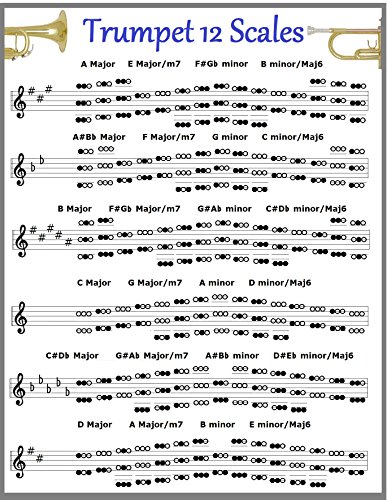 LEAD TRUMPET 12 SCALES CHART