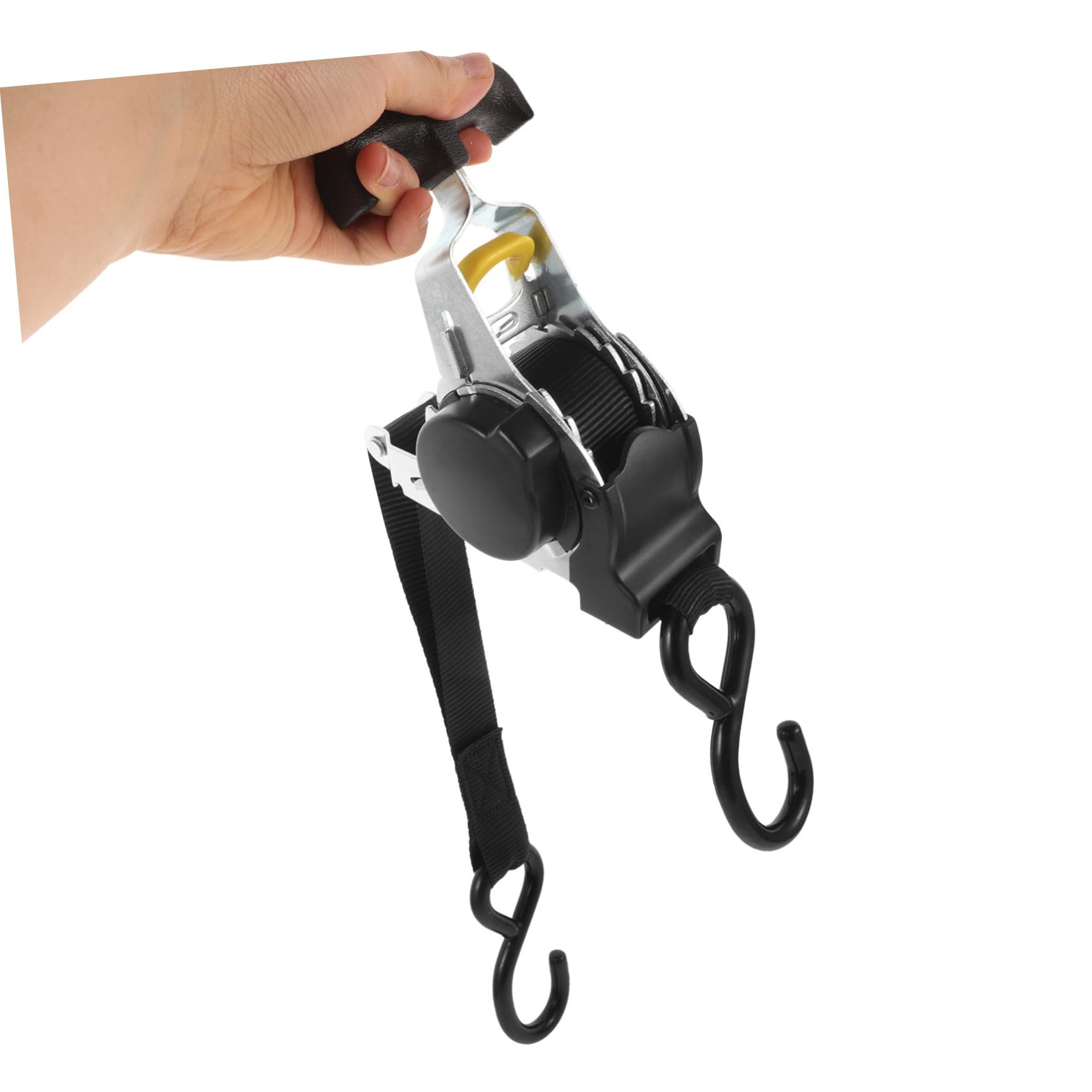 Sangle D'arrimage à Cliquet pour Bagages en Polyester 0, 68 Ton | Longueur Réglable, Résistance à L’usure, Usage Polyvalent pour Fixation de Cargaison et Chargement