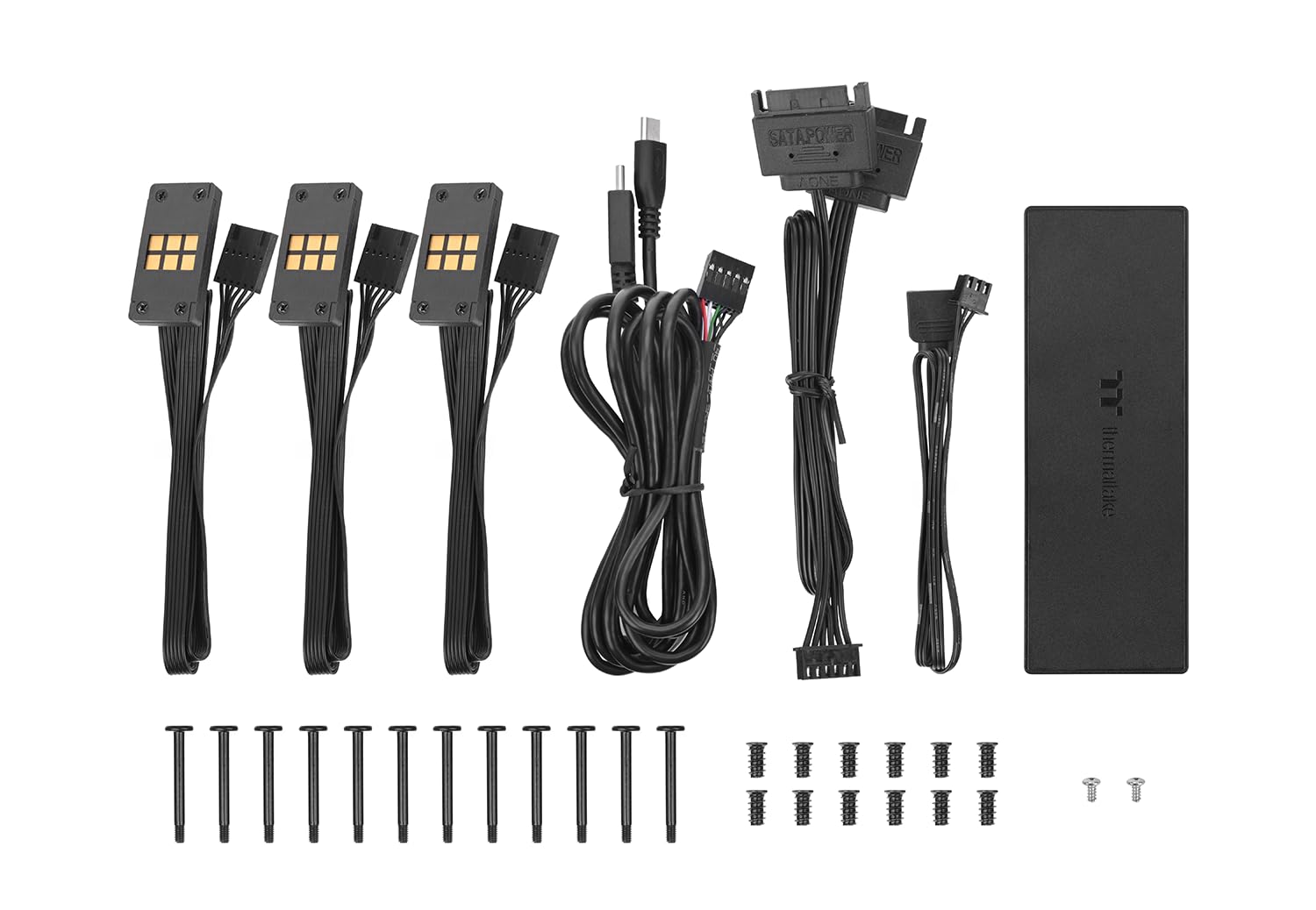 Thermaltake TS120 EX RGB 3-Pack Black