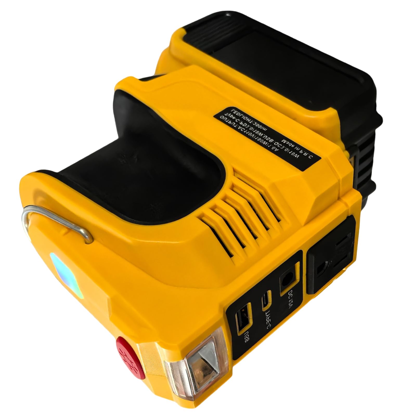 Inversor Alimentación Multifunción 180W con Apariencia Easy Carry Inverter con Puerto Carga USB para Batería 18V