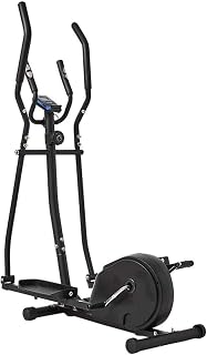 Entrenador elíptico Entrenador elíptico Entrenador Cruzado 2 en 1 Bicicleta estática Cardio Fitness Equipo de Gimnasio en casa Entrenador elíptico Entrenador Cruzado (Color: Negro Tamaño: 156x80x