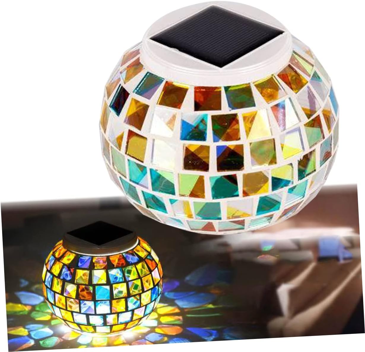 Sosoport Ball Lamp Solar Powered Light Waterproof Outdoor Garden Lights Ideal for