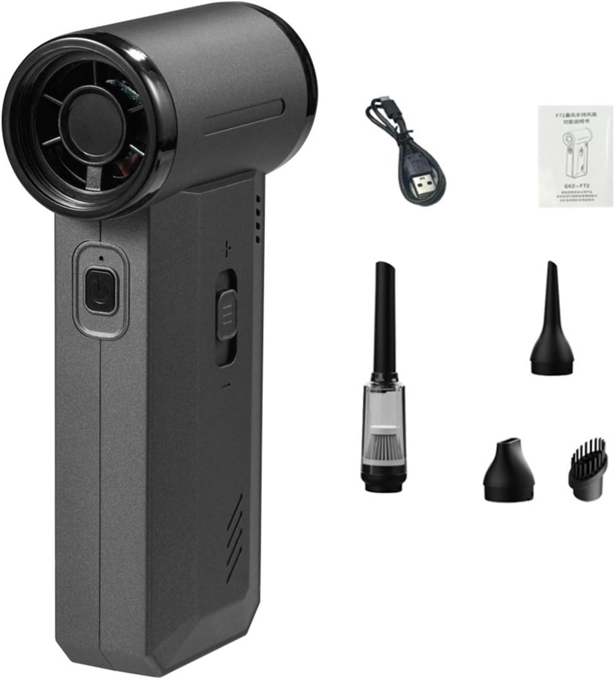 130000RPM Cordless Blower with Interchangeable Nozzles, Light Weight for Outdoor Snow Use, Electric Air for Cleaning