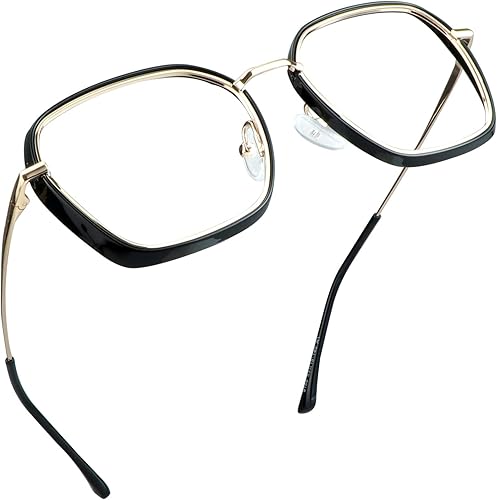 LifeArt Lentes de luz azul, antifatiga ocular, anteojos de lectura para computadora, gafas de juegos, gafas de TV para mujeres y hombres,