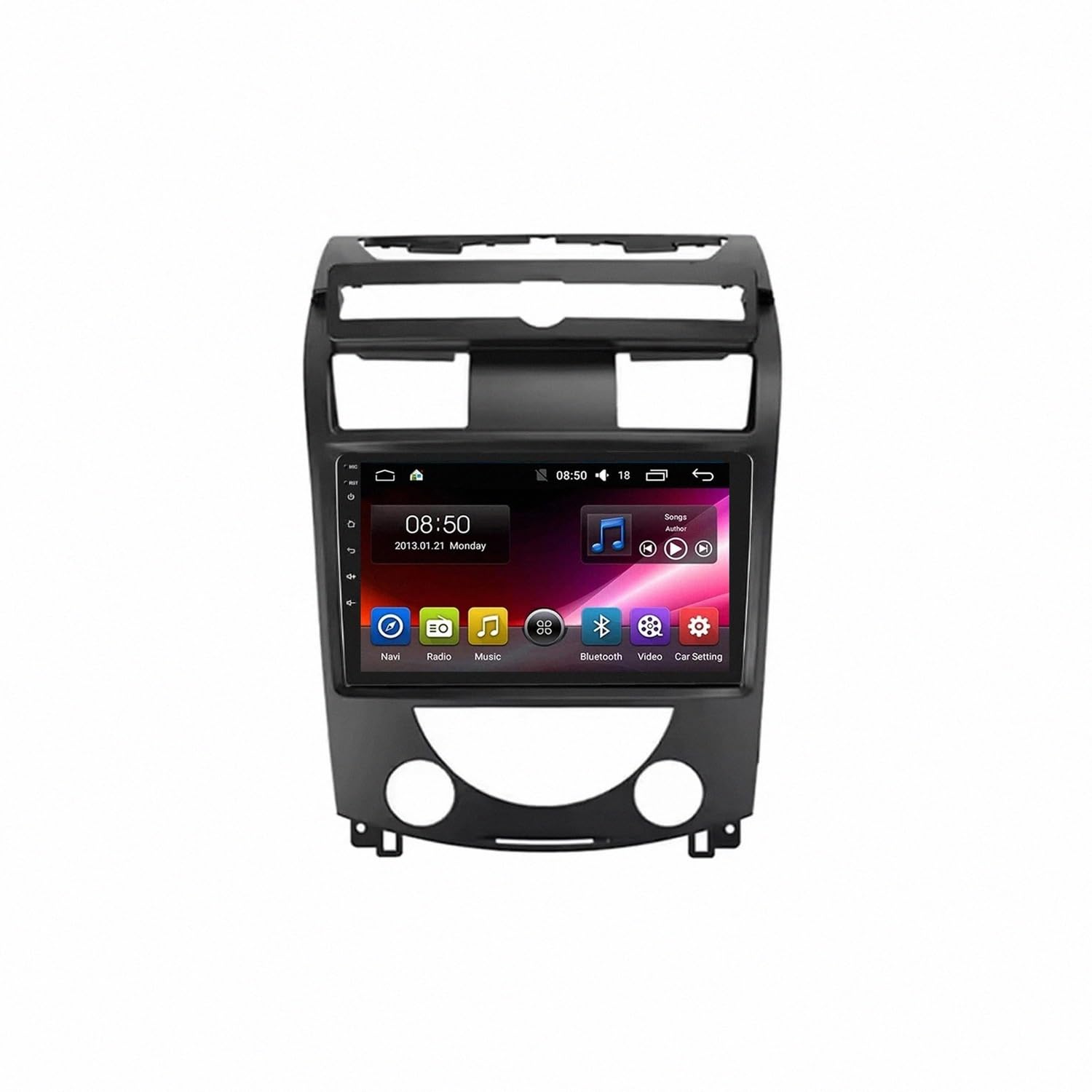 Radio de coche Bluetooth para SsangYong Rexton 2006-2012 con Mirror Link 8