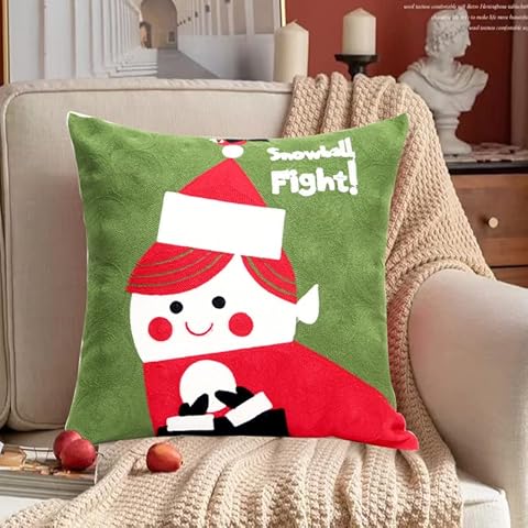 UnionKK Sofa Decorative Pillow Covers Embroidery Geometric Throw Pillowcase Cushion Cover 18 x 18 inches (Multiple Colour) Cover
