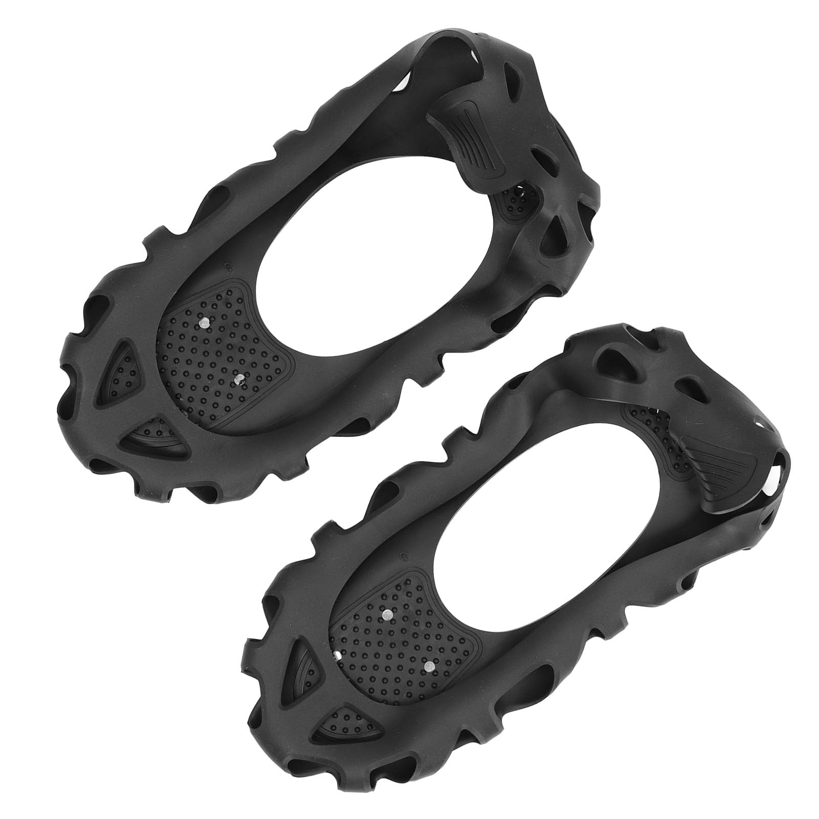 Ice Cleats, Comfortable Snow Traction Cleats Anti Slip TPE Alloy for Snow (S) (M) (L) (XL)