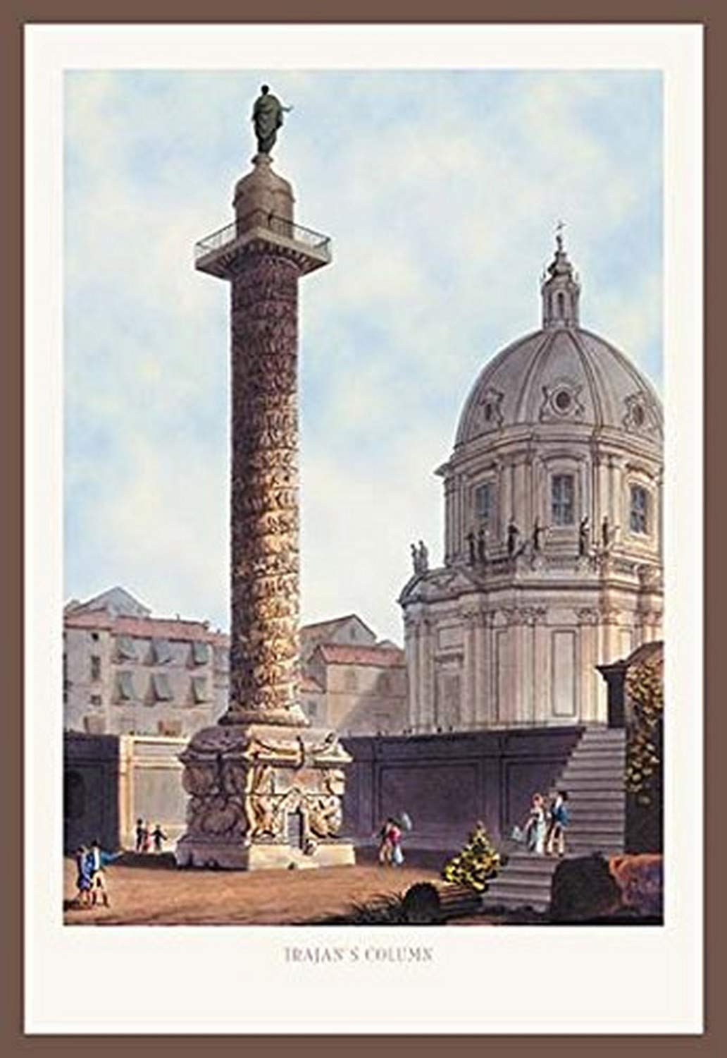 Buyenlarge Trajan's Column - Gallery Wrapped 28"X42" canvas Print., 28" X 42""
